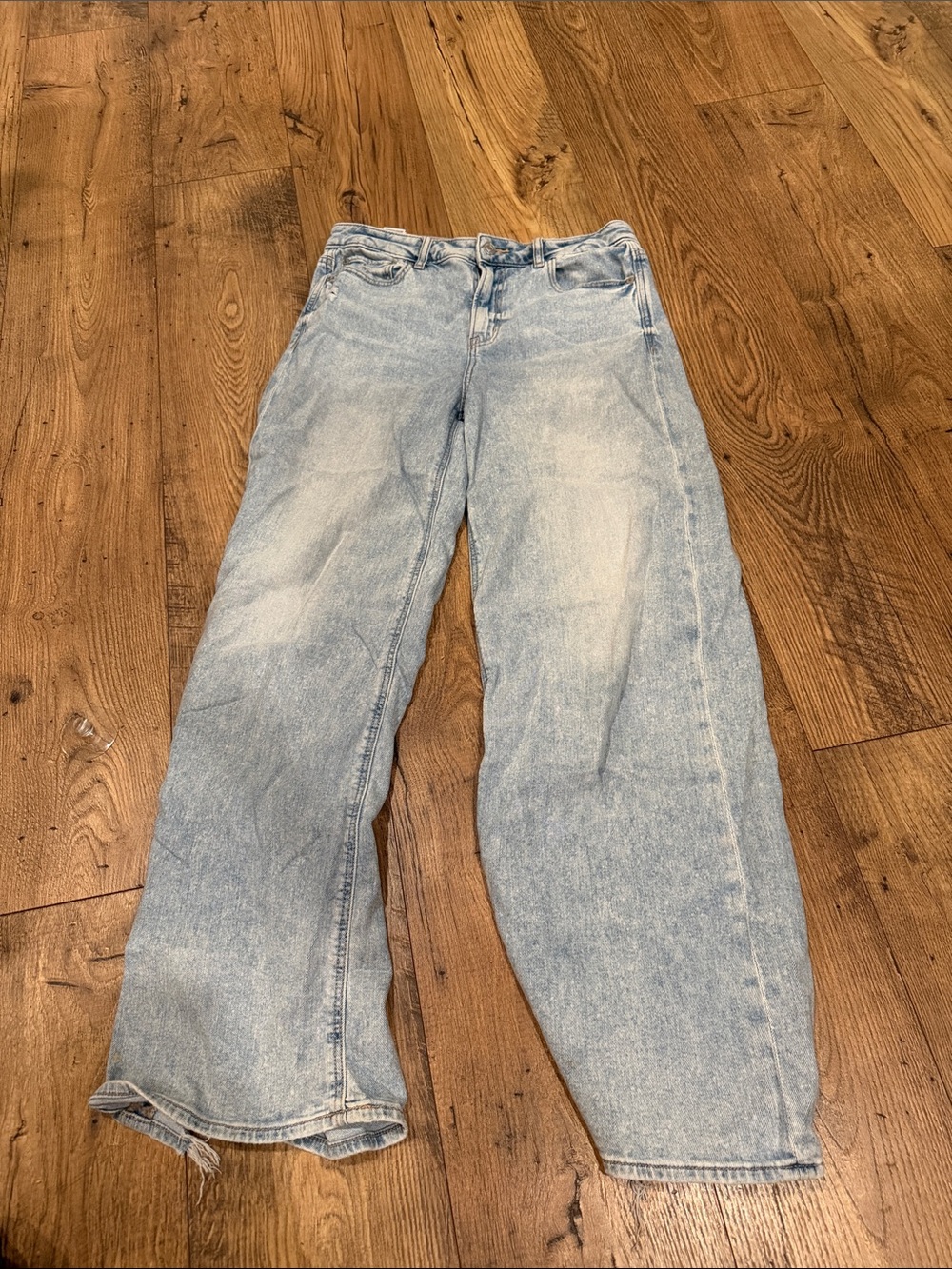 American Eagle Outfitters Light Blue Wide Leg Jeans